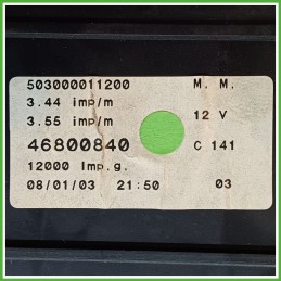 Quadro strumenti contachilometri tachimetro VEGLIA BORLETTI 303000011200 LANCIA LYBRA 1.9 JTD 46800840