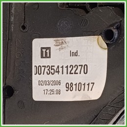 Specchio Specchietto Retrovisore Sinistro SX NERO LANCIA YPSILON TE 2003 2006 Originale Usato