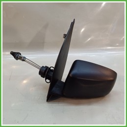 Specchio Specchietto Retrovisore Sinistro SX GOFFRATO FIAT PANDA 2Q 2003 2010 FICOSA FICOMIRRORS Originale Usato