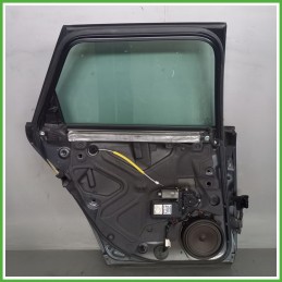 Porta Portiera Sportello Posteriore Sinistra SX GRIGIO SCURO AUDI A4 8E Station Wagon 2004 2008 Originale Usato