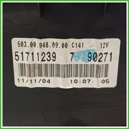 Quadro strumenti contachilometri tachimetro VEGLIA BORLETTI 503.00.048.09.00 FIAT PANDA 2Q 1.2 51711239