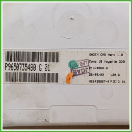 Quadro strumenti contachilometri tachimetro SAGEM 21674068-6 CITROEN C3 1a Serie 1.1 6105EV