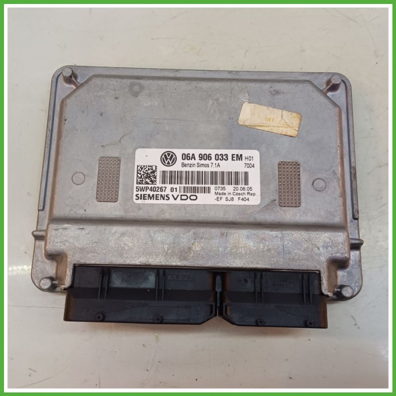 Centralina Motore Iniezione ECU SIEMENS 5WP40267-01 VOLKSWAGEN GOLF 1K 1.6 16V 75kw 06A906033EM 2003 2009