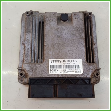 Centralina Motore Iniezione ECU BOSCH 0281011364 AUDI A3 8P 2.0 16V TDI 103kw 03G997016X 2003 2010