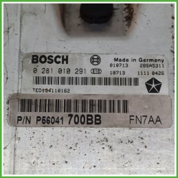 Centralina Motore Iniezione ECU BOSCH 0281010291 JEEP CHEROKEE KJ 2.5 TD 105kw P56041700BB 2001 2004