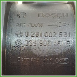 Debimetro Misuratore Massa Aria BOSCH 0281002531 AUDI A3 8P 1.9 TDI 038906461B 2003 2010