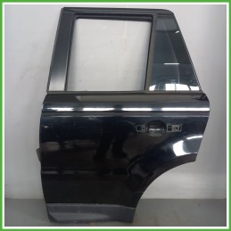 Porta Portiera Sportello Posteriore Sinistra SX NERO LAND ROVER RANGE ROVER SPORT SUV 2005 2008 Originale Usato