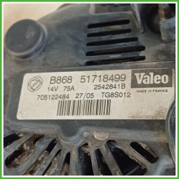 Alternatore VALEO TG8S012 LANCIA YPSILON TE 51718499