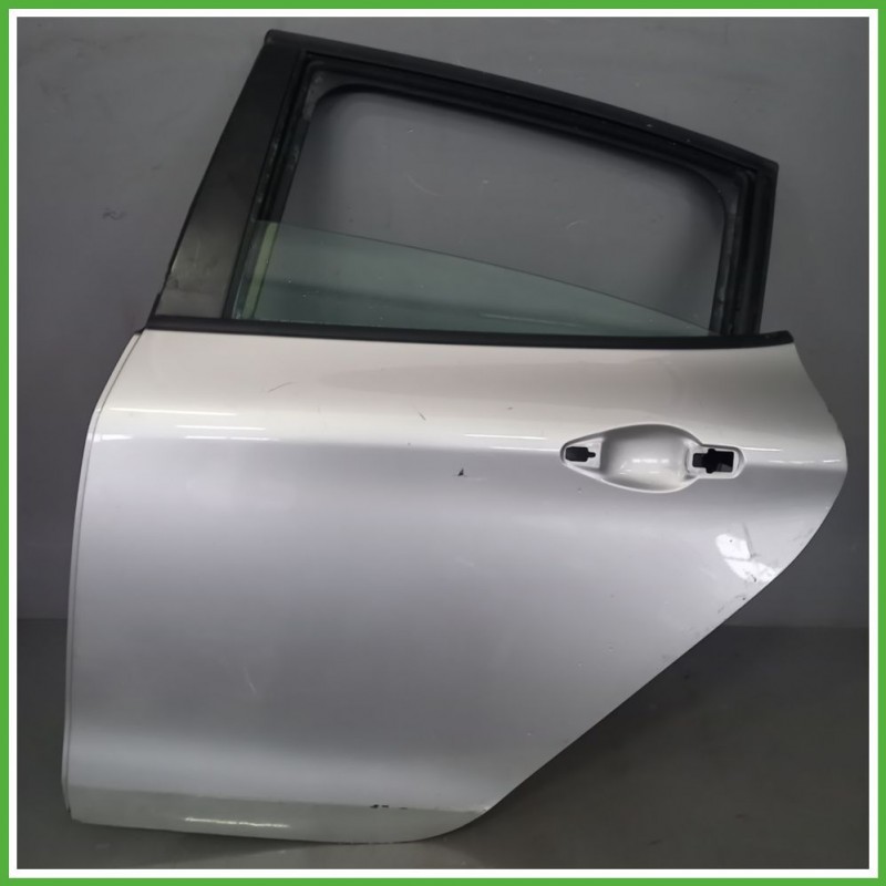 Porta Portiera Sportello Posteriore Sinistra SX GRIGIO PEUGEOT 208 Berlina 2012 2015 Originale Usato