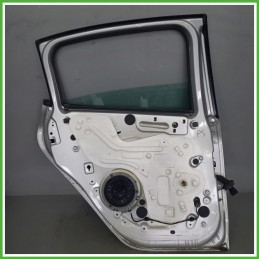 Porta Portiera Sportello Posteriore Sinistra SX GRIGIO PEUGEOT 208 Berlina 2012 2015 Originale Usato