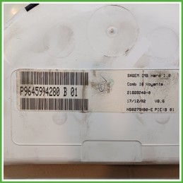 Quadro strumenti contachilometri tachimetro SAGEM 21669240-0 CITROEN C3 1a Serie 1.4 6105EV