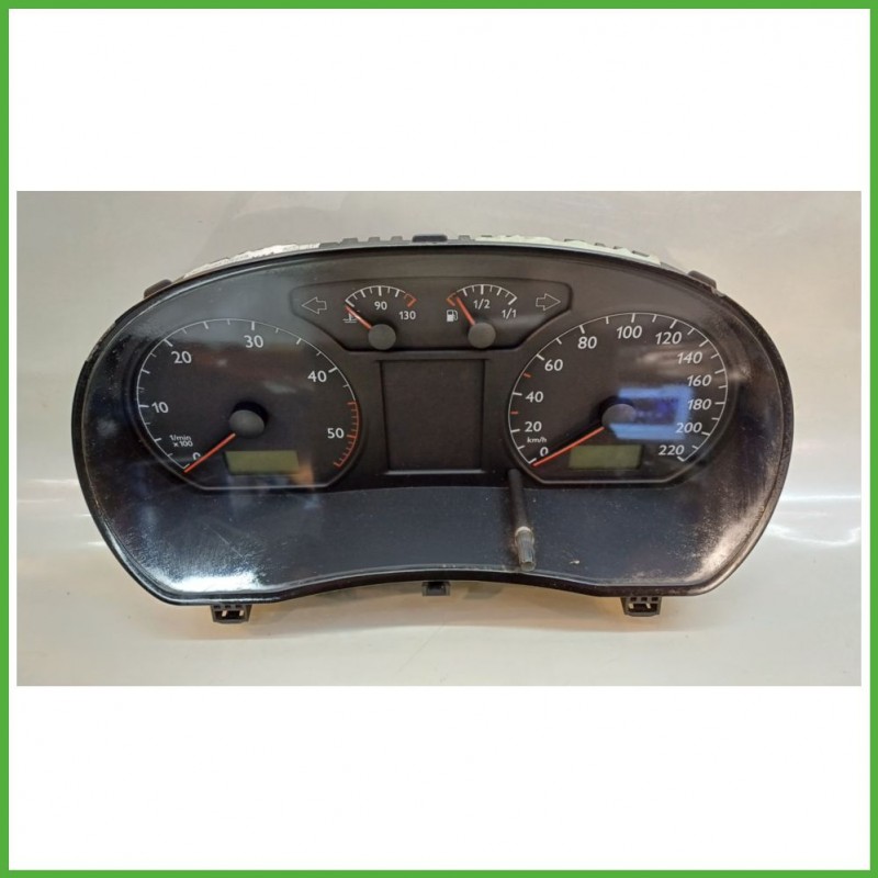 Quadro strumenti contachilometri tachimetro VDO 110.080.124.015A VOLKSWAGEN POLO 9N 1.4 TDI 6Q0920800M0