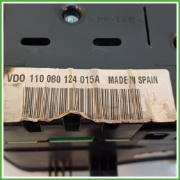 Quadro strumenti contachilometri tachimetro VDO 110.080.124.015A VOLKSWAGEN POLO 9N 1.4 TDI 6Q0920800M0