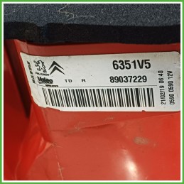 Fanale Fanalino Posteriore Destro DX VALEO 89037229 PEUGEOT 1007 6351V5 Usato