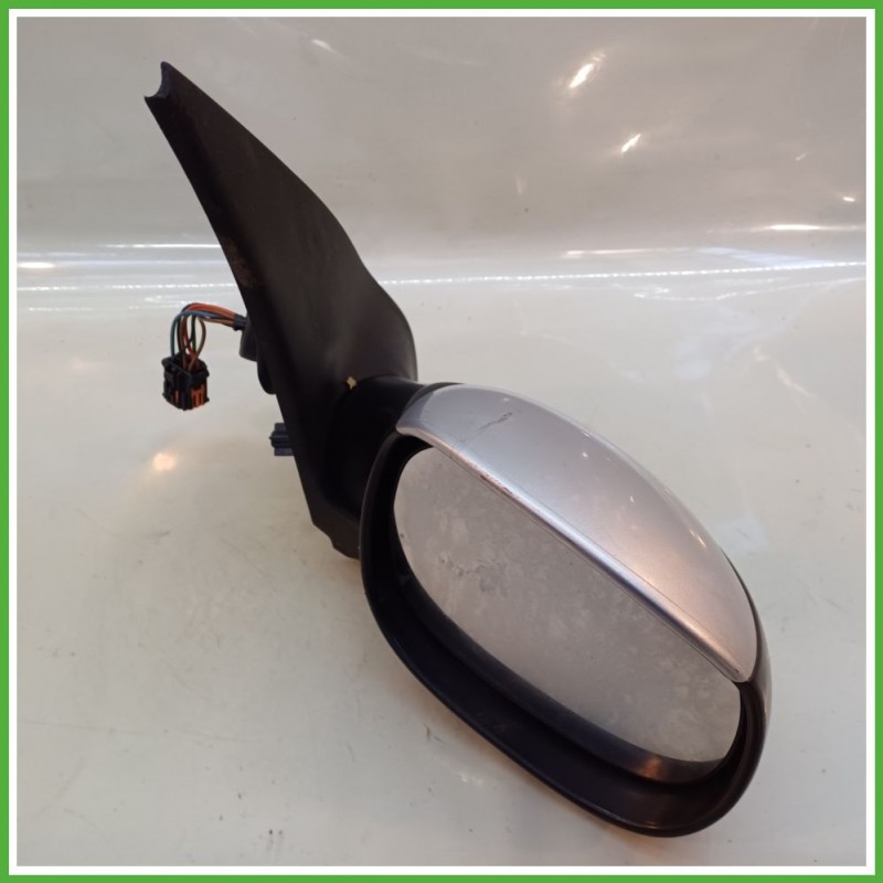 Specchio Specchietto Retrovisore Destro DX GRIGIO PEUGEOT 206 1998 2009 MAGNETI MARELLI Originale Usato