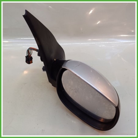 Specchio Specchietto Retrovisore Destro DX GRIGIO PEUGEOT 206 1998 2009 MAGNETI MARELLI Originale Usato