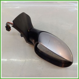 Specchio Specchietto Retrovisore Destro DX GRIGIO PEUGEOT 206 1998 2009 MAGNETI MARELLI Originale Usato