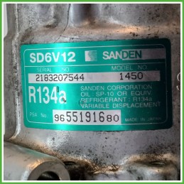 Compressore Clima AC Aria Condizionata SANDEN SD6V12 CITROEN C3 2a Serie 9800821980