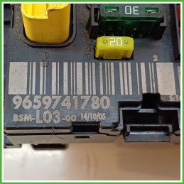 Body Computer Centralina Modulo BCM BSI DELPHI BSM-L03-00 CITROEN C3 2a Serie 1.1 9659741780 2005 2010