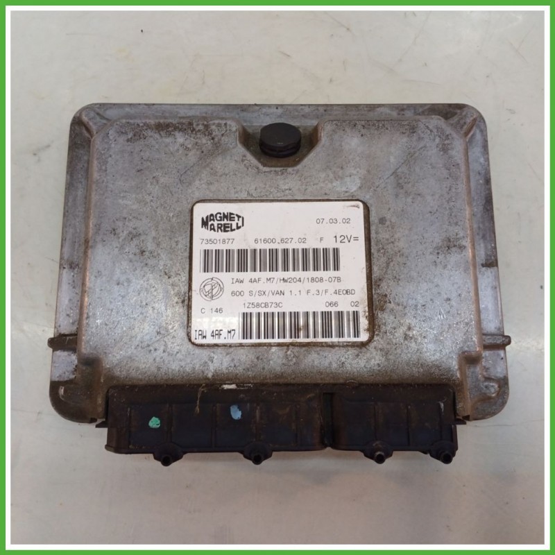 Centralina Motore Iniezione ECU MAGNETI MARELLI IAW4AF.M7 FIAT SEICENTO 1E 1.1 40kw 73501877 1998 2005