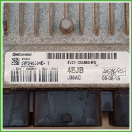 Centralina Motore Iniezione ECU CONTINENTAL 5WWS40584B-T FORD FIESTA CB1 1.4 50kw 1540358 2008 2013