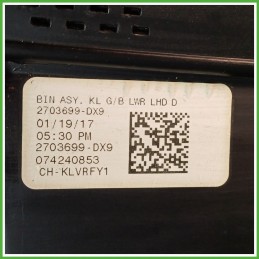 Cassetto Portaoggetti Cruscotto Destro DX JEEP CHEROKEE KL 2.2 K68241411AB 2014 2018
