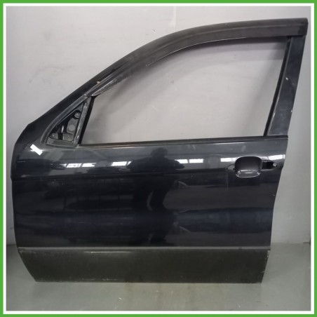 Porta Portiera Sportello Anteriore Sinistra SX NERO BMW X5 E53 SUV 2000 2007 Originale Usato