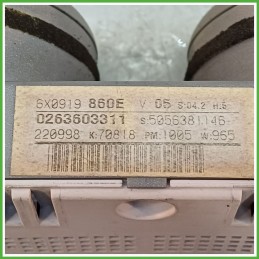 Quadro strumenti contachilometri tachimetro MOTOMETER 0263603311 VOLKSWAGEN LUPO 6X 1.0 6X0920800BX