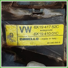 Faro Fanale Proiettore Anteriore Destro DX CARELLO 40.340.999.9 VOLKSWAGEN LUPO 6X 6X1941752J Usato