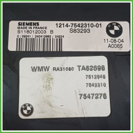Centralina Motore Iniezione ECU SIEMENS S118012003B MINI MINI R50/R53 1.6 16V 66kw 12147557395 2001 2006