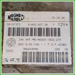 Centralina Motore Iniezione ECU MAGNETI MARELLI IAW4AF.M9 FIAT 600 1.1 40kw 51819338 2005 2011