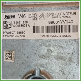 Centralina Motore Iniezione ECU VALEO V2963698A PEUGEOT 108 9692783280 2014