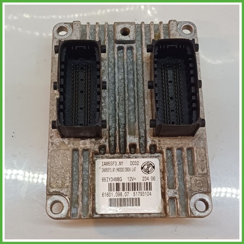 Centralina Motore Iniezione ECU MAGNETI MARELLI IAW5SF3.M1 FIAT GRANDE PUNTO 4C 1.2 48kw 51819351 2008 2011