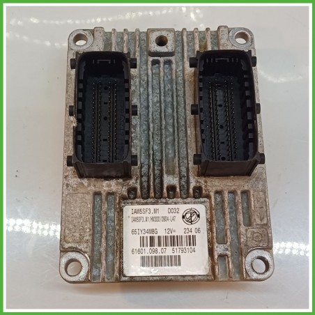 Centralina Motore Iniezione ECU MAGNETI MARELLI IAW5SF3.M1 FIAT GRANDE PUNTO 4C 1.2 48kw 51819351 2008 2011