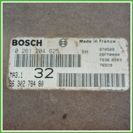 Centralina Motore Iniezione ECU BOSCH 0261204625 PEUGEOT 106 37kw 1929Q0 1996 2004