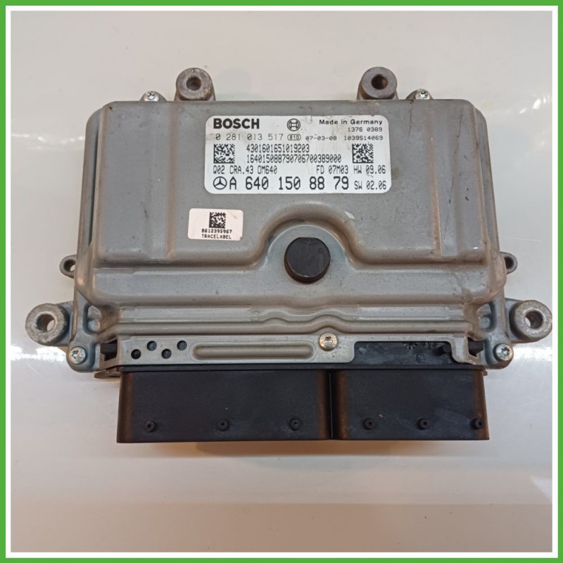 Centralina Motore Iniezione ECU BOSCH 0281013517 MERCEDES-BENZ Classe A W/C169 CDI 80kw A6401508879 2004 2013
