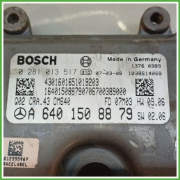 Centralina Motore Iniezione ECU BOSCH 0281013517 MERCEDES-BENZ Classe A W/C169 CDI 80kw A6401508879 2004 2013
