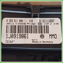 Quadro strumenti contachilometri tachimetro MOTOMETER 0263611000 VOLKSWAGEN GOLF 1J 1.4 16V 1J0919861X