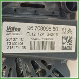 Alternatore VALEO TG12C106 PEUGEOT 108 9818677980