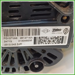 Alternatore VALEO FG15T056 RENAULT SCENIC 3a Serie 231004554R