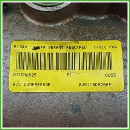 Compressore Clima AC Aria Condizionata FOMOCO 8V5119D629EF FORD FIESTA CB1 1763935
