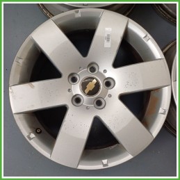 Cerchi in Lega CHEVROLET (DAEWOO) CAPTIVA (C100) (dal 07/2006 al 03/2011) 17 pollici 17" 7.0J 5x115 ET 46 4pz originali usati