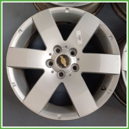 Cerchi in Lega CHEVROLET (DAEWOO) CAPTIVA (C100) (dal 07/2006 al 03/2011) 17 pollici 17" 7.0J 5x115 ET 46 4pz originali usati