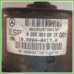 Centralina ABS Modulo Pompa ATE 10.0925-1571.3 A0044316212 MERCEDES-BENZ Classe C W/S203 Originale Usato