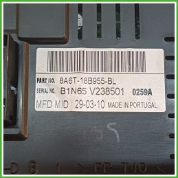 Display Indicatore Multifunzionale FORD FIESTA CB1 1.2 16V 1940795 2008 2013 FOMOCO 8A6T-18B955-BL