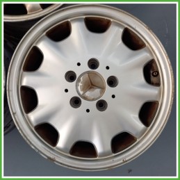 Cerchio Singolo in Lega MERCEDES-BENZ Classe E (W/S210) (dal 05/1995 al 03/2002) 15 pollici 15" 7.0J 5x112 ET 37 usato al pz