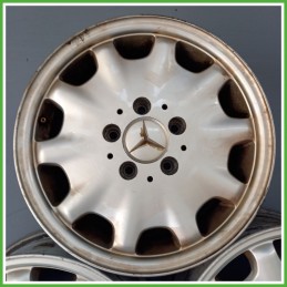 Cerchio Singolo in Lega MERCEDES-BENZ Classe E (W/S210) (dal 05/1995 al 03/2002) 15 pollici 15" 7.0J 5x112 ET 37 usato al pz