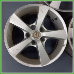 Cerchio Singolo in Lega MAZDA Mazda 3 (dal 10/2003 al 08/2006) 16 pollici 16" 6.0J 5x114.3 ET 52.5 originale usato al pz
