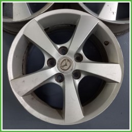 Cerchio Singolo in Lega MAZDA Mazda 3 (dal 10/2003 al 08/2006) 16 pollici 16" 6.0J 5x114.3 ET 52.5 originale usato al pz