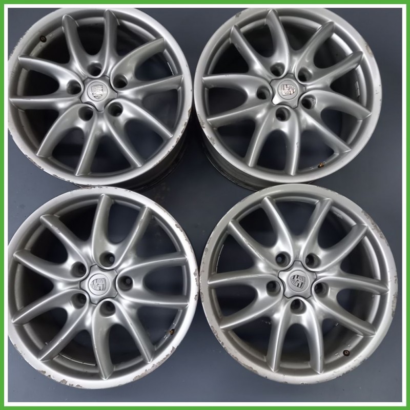 Cerchi in Lega PORSCHE CAYENNE (dal 08/2002 al 03/2007) 19 pollici 19" 9.0J 5x130 ET 60 4pz originali usati